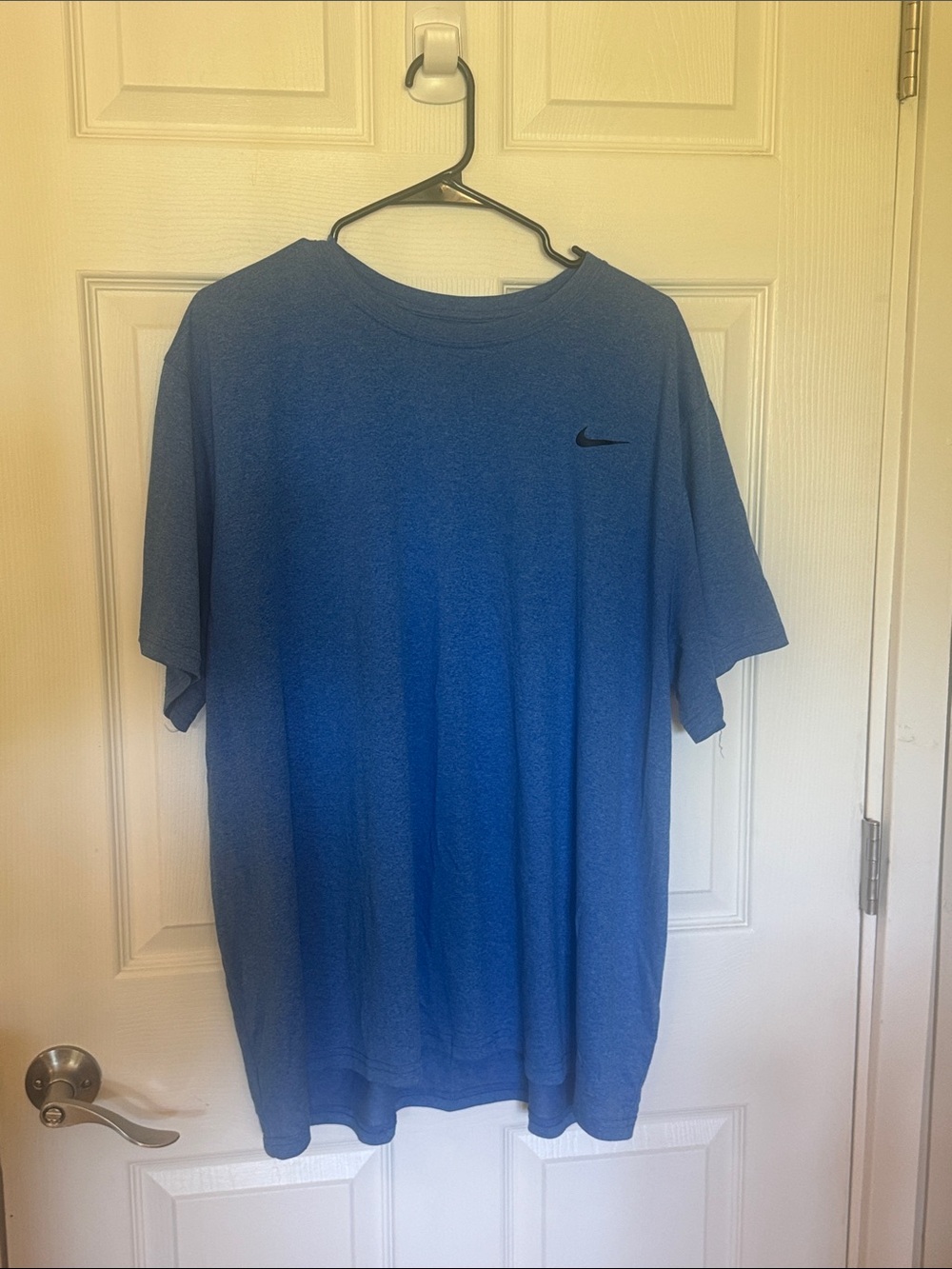 Nike Men’s Blue DriFit Athletic Short Sleeve Tee